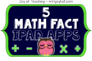 Just the Math Facts iPad Apps Button