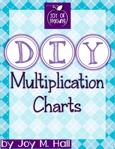 Kids DIY Multiplication Charts