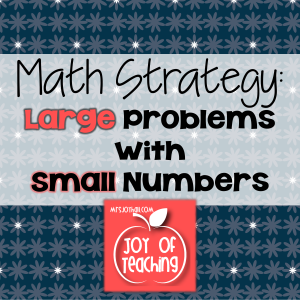 Large Problems with Small Numbers Save As